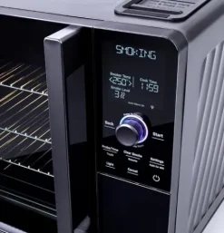 Profile GE Profile™ Smart Indoor Pellet Smoker with Active Smoke Filtration, WiFi Connected, Countertop BBQ Appliance Carbon Black