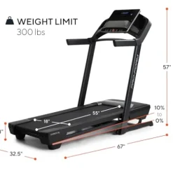 ProForm Carbon TL Treadmill for Walking and Running Black