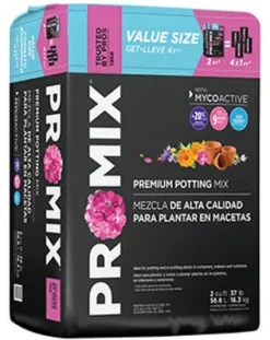 PRO-MIX Premium Potting Mix Compressed Bale 2-Cu. Ft. – Quantity 35