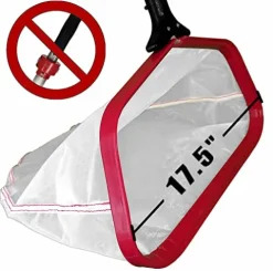 ProTuff Products 12 Pack Case – 18″ Ultra Fine Mesh Pool Silt Net – Red