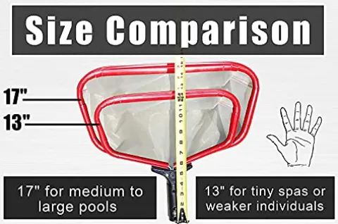 ProTuff Products 12 Pack Case – 18″ Ultra Fine Mesh Pool Silt Net – Red