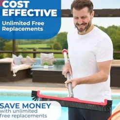 ProTuff Products Pool Brushes Red