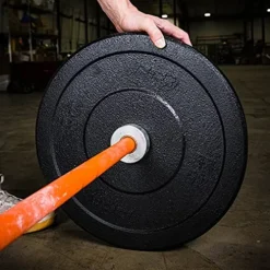 PRx Performance Crumb Rubber Bumper Plate Pairs Olympic Weights Black