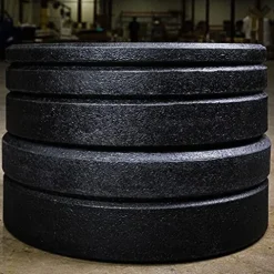 PRx Performance Crumb Rubber Bumper Plate Pairs Olympic Weights Black