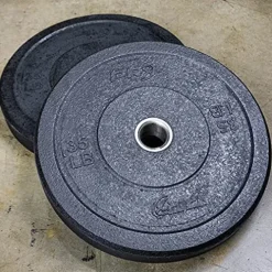 PRx Performance Crumb Rubber Bumper Plate Pairs Olympic Weights Black