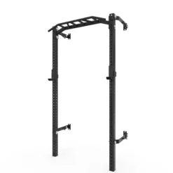 PRx Performance Profile® PRO Squat Rack with Kipping Pull Up Bar Black with Multi-Grip Bar