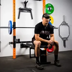 PRx Performance Wall Mounted Flat Weight Bench Black