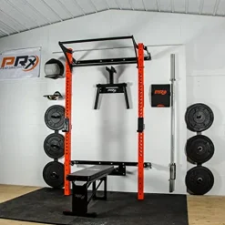 PRx Performance Wall Mounted Flat Weight Bench Black