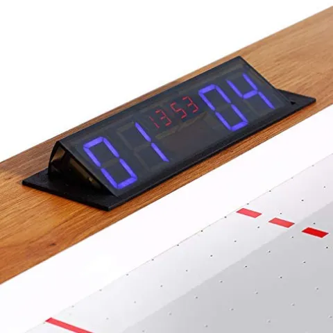 PUCK Sphynx 5-Foot Air Hockey Table Brown