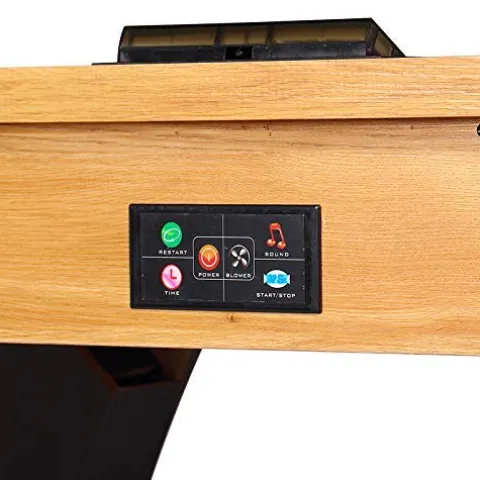 PUCK Sphynx 5-Foot Air Hockey Table Brown