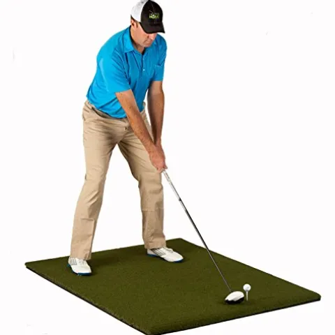 PureShot Golf Ultimate Pure Golf Hitting Mat (4’x5′)