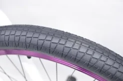 R4 R4 Pro 26 Inch Wheelie BMX Bicycle Retro Look Looptail Design, Adult/Youth, Chrome Oil Slick