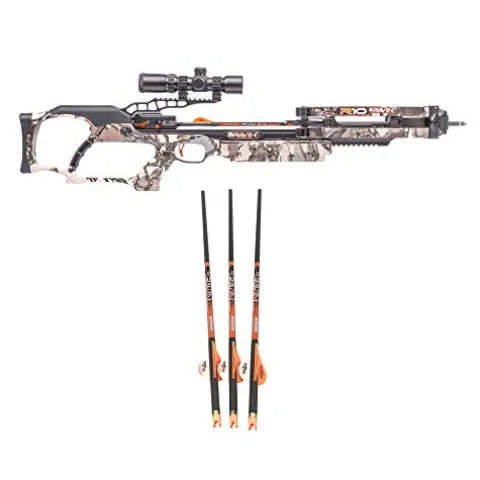 RAVIN Crossbows R10 400 FPS Crossbow Predator Camo Essentials Bundle Brown
