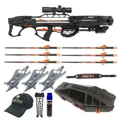 RAVIN Crossbows R29X 450 FPS Crossbow Package Hunter’s Bundle Black