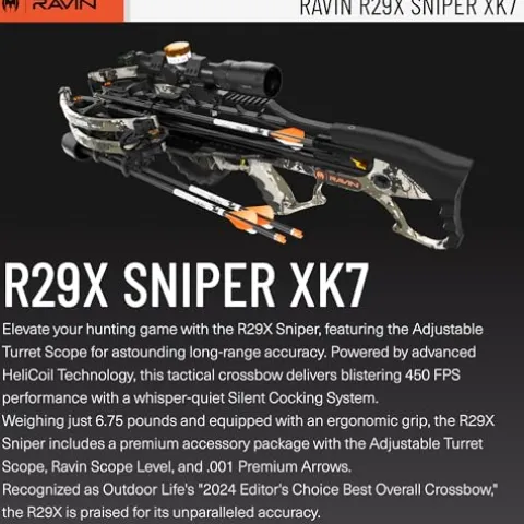 RAVIN Ravin R29X Sniper XK7 Crossbow Multi