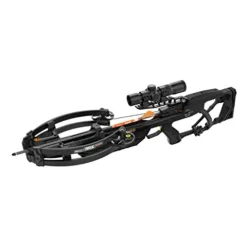 RAVIN R5X Crossbow Bundle with Hard Case, Shoulder Sling, Aluminum Broadheads (3-Pack) & Kickback Trucker Hat Black
