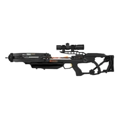 RAVIN R5X Crossbow Bundle with Hard Case, Shoulder Sling, Aluminum Broadheads (3-Pack) & Kickback Trucker Hat Black