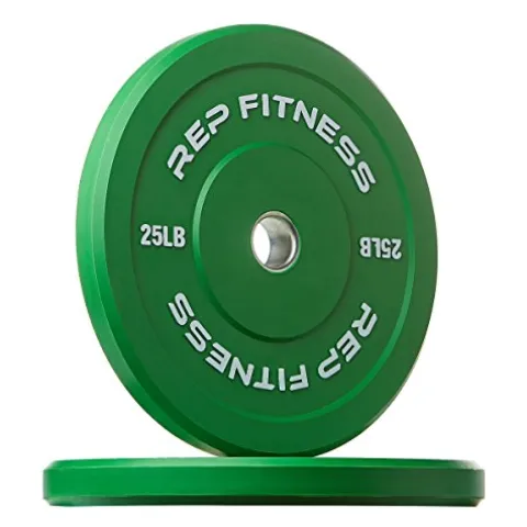REP Color Bumper Plates 260 lb Set J.
