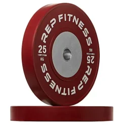 REP Competition Bumper Plates 25kg Pair Red