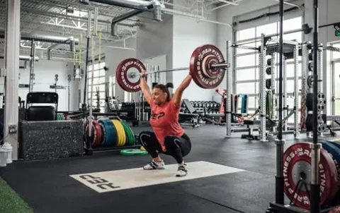 REP Competition Bumper Plates for Olympic Weightlifting 110kg Set Green Blue Red