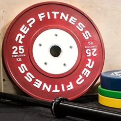 REP Competition Bumper Plates 120kg Set Yellow/Blue/Red