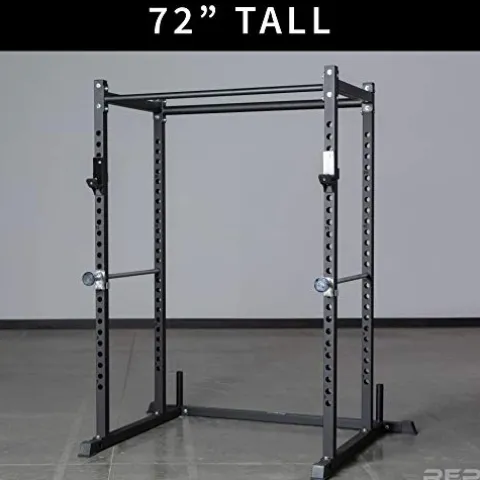 REP Fitness Short Power Rack PR-1050 with Dip Attachment – Power Rack w/Dip Attach