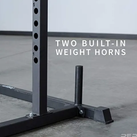 REP Fitness Short Power Rack PR-1050 with Dip Attachment – Power Rack w/Dip Attach