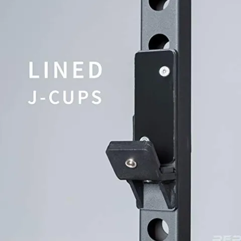 REP Fitness Short Power Rack PR-1050 with Dip Attachment – Power Rack w/Dip Attach