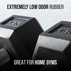REP Rubber Hex Dumbbell Set 5-75 lb Low Odor Set B