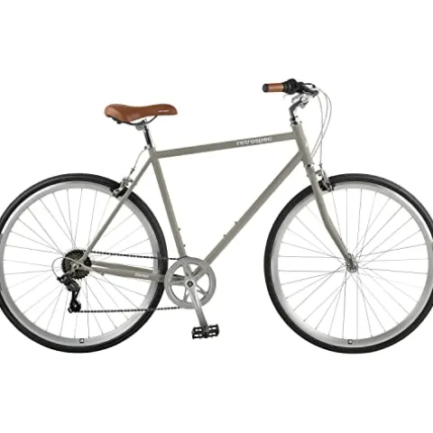 Retrospec Kinney 7-Speed City Bike High-Tensile Steel Commuter Bicycle – Tungsten