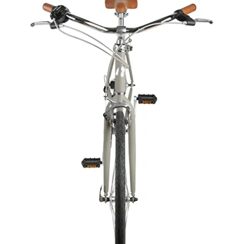 Retrospec Kinney 7-Speed City Bike High-Tensile Steel Commuter Bicycle – Tungsten