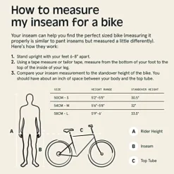 Retrospec Kinney 7-Speed City Bike High-Tensile Steel Commuter Bicycle – Tungsten