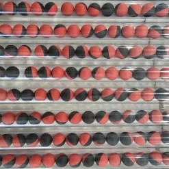 Riot Balls 500 Count Non-Lethal Pepper Spray & Tear Gas Blend Projectiles Black/Red