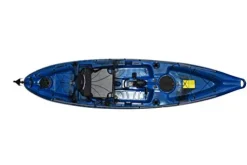 Riot Kayaks Mako 12 Sit-on-Top Fishing Kayak with Impulse Pedal Drive Neptune Blue/Black