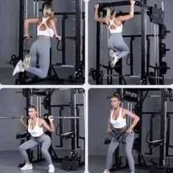 RitKeep Fitness PMAX-4750 Dual Plate Loaded Smith Machine Black