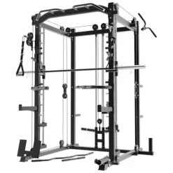 RitKeep Fitness PMAX-4550 Multi Functional Smith Machine Training System Black