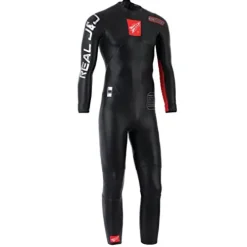 Rocket Science Sports Real J&J Wetsuit Men’s Long Sleeve MAGLOCK Reverse Zipper Black Short