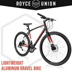 ROYCE UNION RMG 27.5″ Gravel Bike 19″ Frame Aluminum Shimano 16 Speed Disc Brakes Sport Black