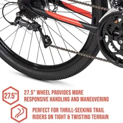 ROYCE UNION RMG 27.5″ Gravel Bike 19″ Frame Aluminum Shimano 16 Speed Disc Brakes Sport Black