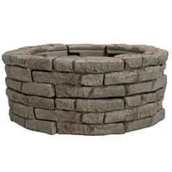 RTS Home Accents Rock Lock Raised Garden Bed Kit 48″ Round