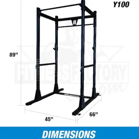 Rugged Strength & Fitness Power Cage for Strength Training Home & Commercial Gym