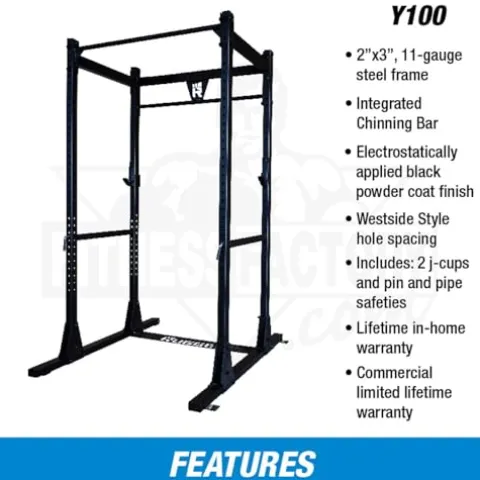 Rugged Strength & Fitness Power Cage for Strength Training Home & Commercial Gym
