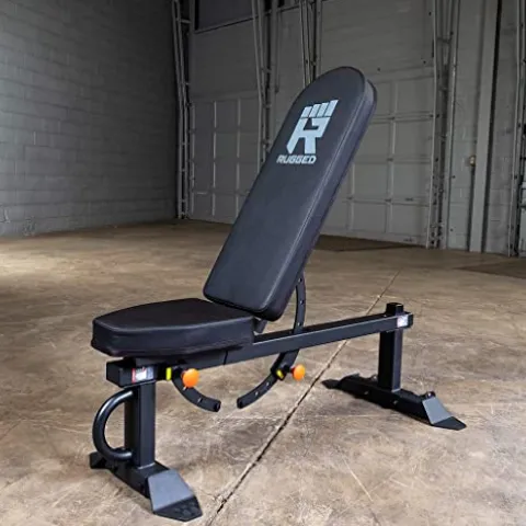 Rugged Strength & Fitness Half Rack with Extended Package Black