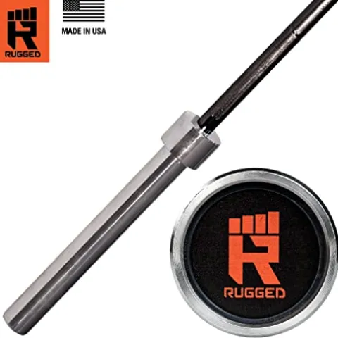 Rugged Strength & Fitness Power Rack with Extended Half Rack Package Black