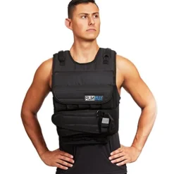 RUNmax RUNFast Weighted Vest With Shoulder Pads Black