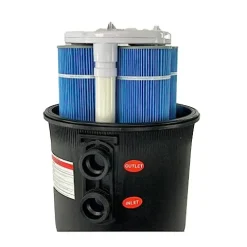 Rx Clear® 425 Quad Cartridge Filter Tank Black