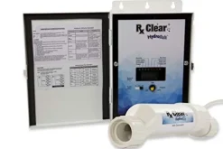 Rx Clear Hydrosalt Cell Electronic Salt Generator Chlorinator for Inground Swimming Pool | 40,000 Gallons | Hayward Aqua Rite Compatible
