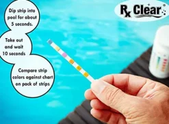 Rx Clear 1-Inch Stabilized Chlorine Tablets for Pools & Spas UV Protected 1200 Lbs