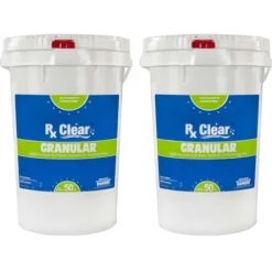 Rx Clear Stabilized Granular Chlorine 100 lbs for Pools and Spas