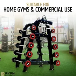 RYAN SHERWOOD Barbell Storage Rack Black